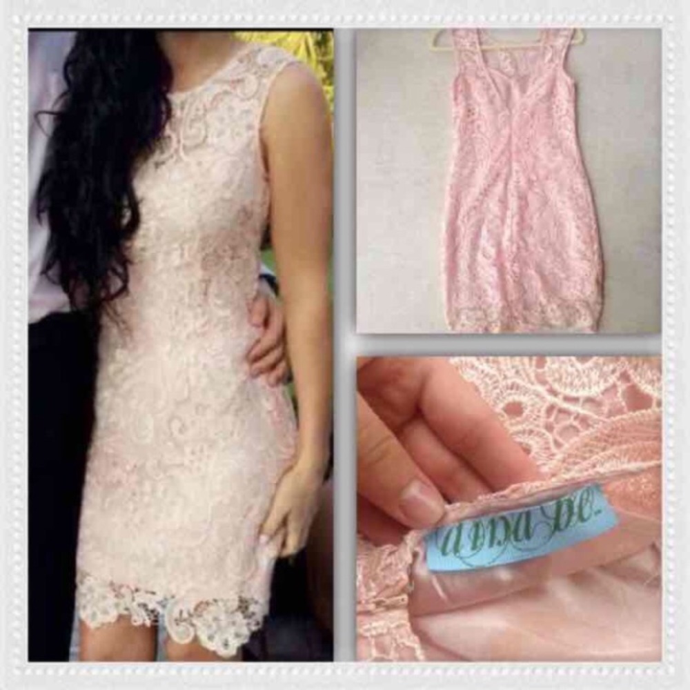 🌸Pink lace dress by Aina Be🌸